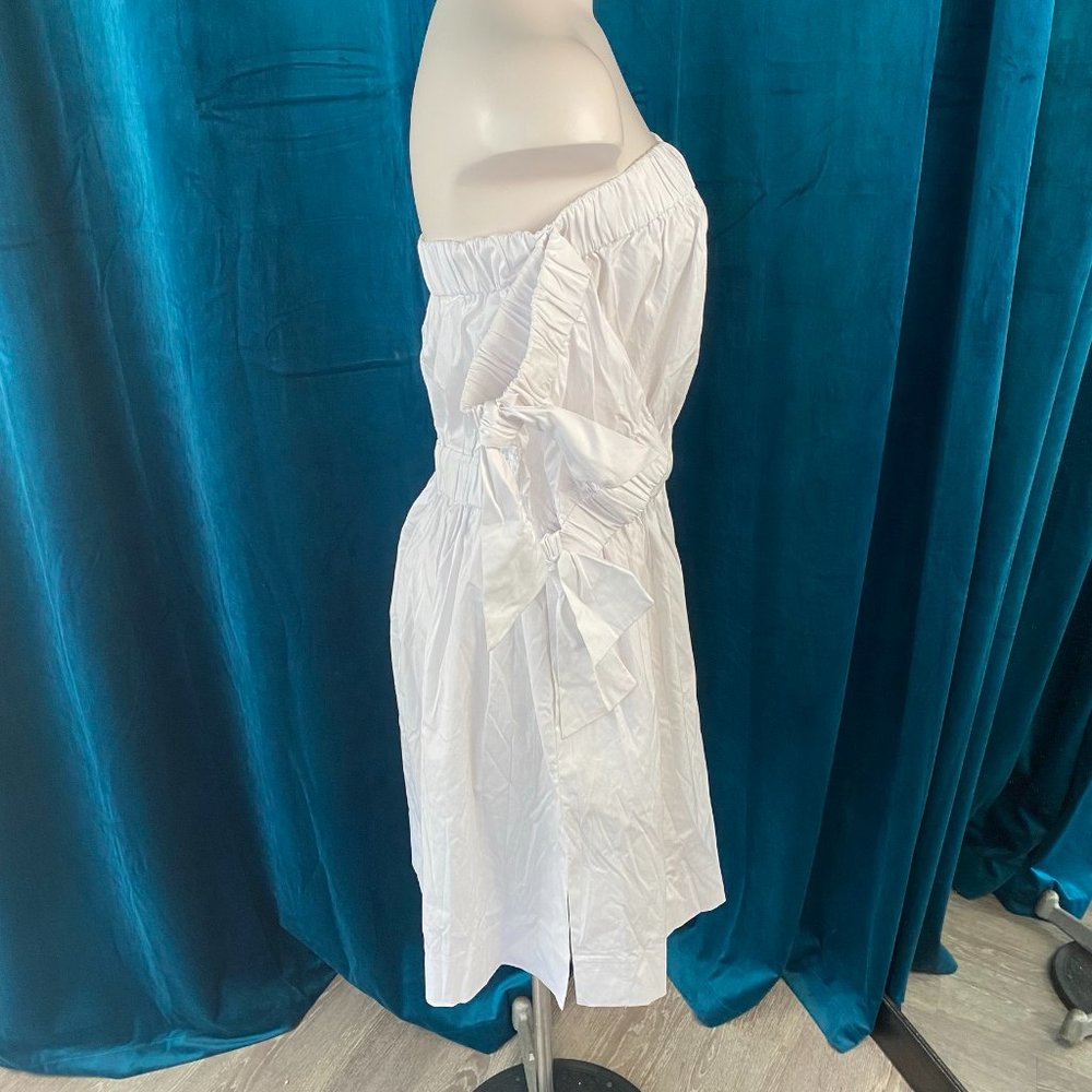 NWT Milly Zoey White Off The Shoulder Dress - Picture 6 of 10